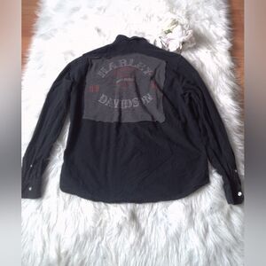 Upcycled Harley Davidson Shirt Size Large